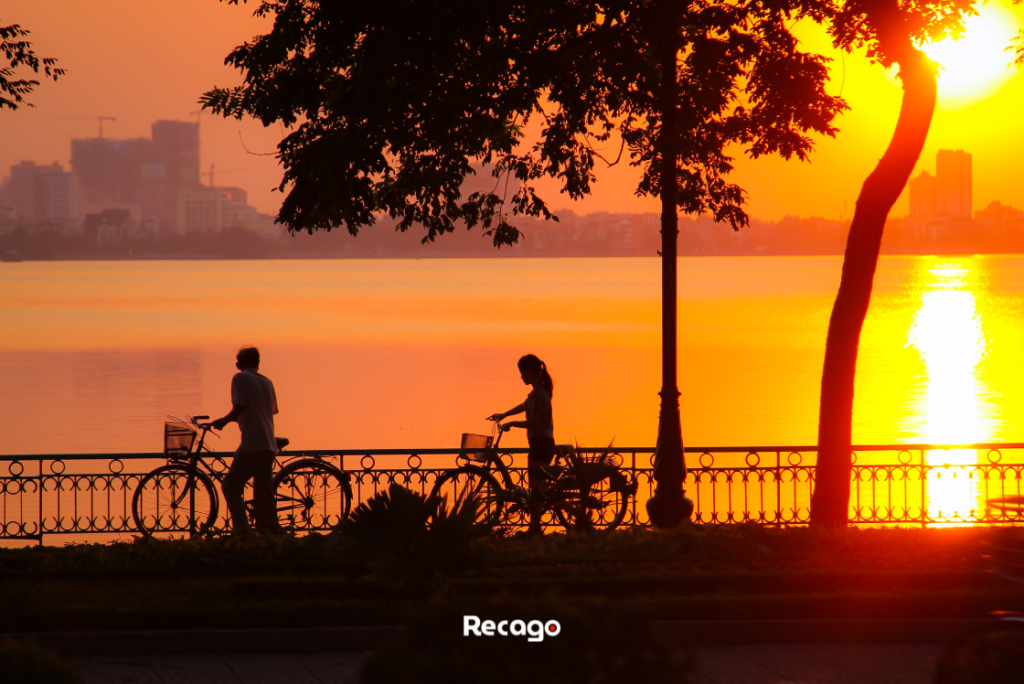 autumn in Hanoi west lake